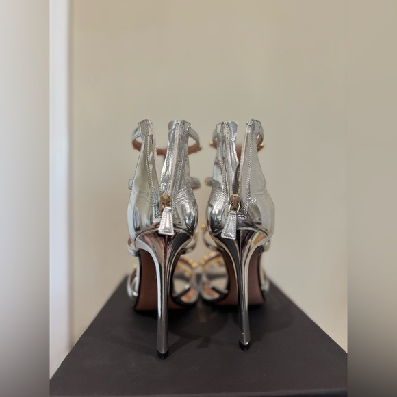Samuele Failli Heels size 39.5 silver & gold - Picture 5 of 10